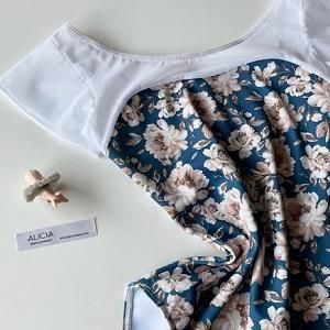 総柄レオタードのボディプリントを選ぶ - ALICIA dancewear