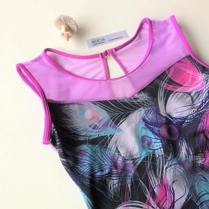 総柄型指定:バックオープン/キーホールビスチェ*ノースリーブ