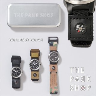 THE PARK SHOP ザパークショップ WATERBOY WATCH 時計 腕時計 	
【5気圧防水コンパスミリタリーウォッチ】