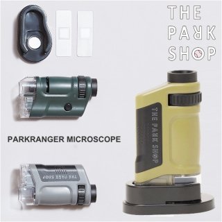 THE PARK SHOP ザパークショップ parkranger microscope 顕微鏡 (20〜40倍コンパクト顕微鏡。LEDライト&プレパラート付。)