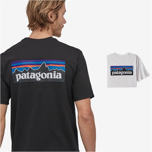 Mサイズパタゴニア tシャツ ロゴt P-6ロゴ レスポンシビリティー