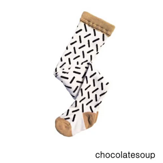 【chocolatesoup チョコレートスープ】GEOMETRY TIGHTS STICK S(0-1Y) M(2-3Y) L(4-6Y) 