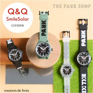 THE PARK SHOP ザパークショップ CITIZEN シチズン Q&Q Smile Solar×THE PARK SHOP 