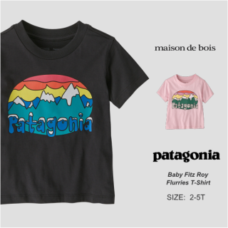 Patagonia ѥ˥ Baby Fitz Roy Flurries T-Shirt ٥ӡեåĥե顼꡼T ڹŹ