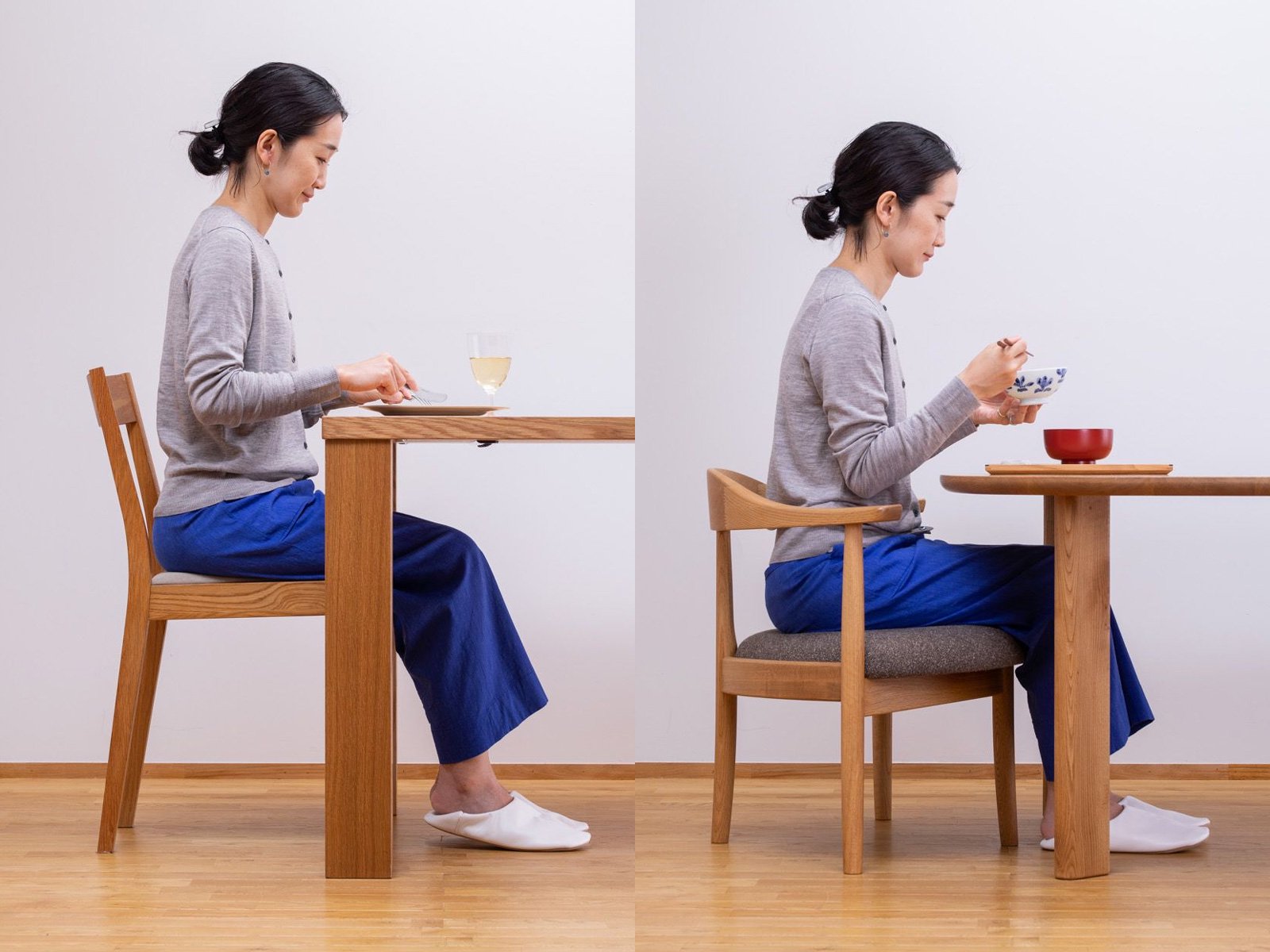 日本人に適した椅子とテーブルの高さ｜低座の椅子と暮らしの道具店