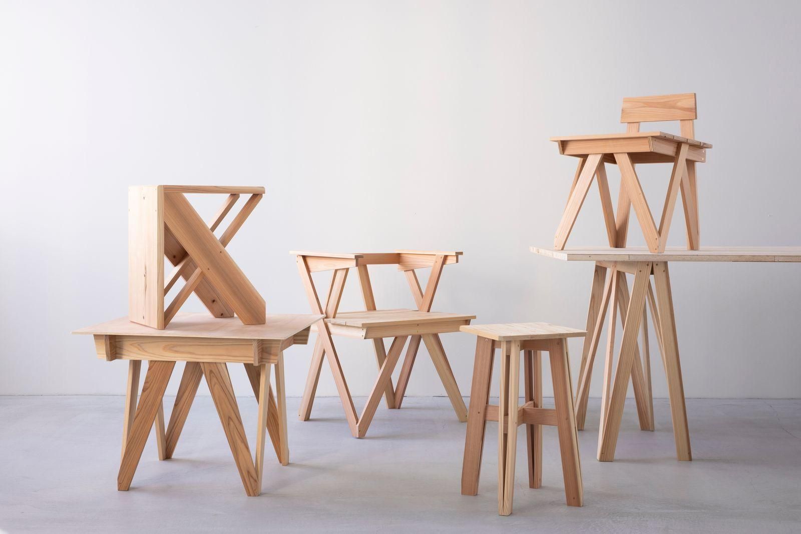 杉でつくる家具