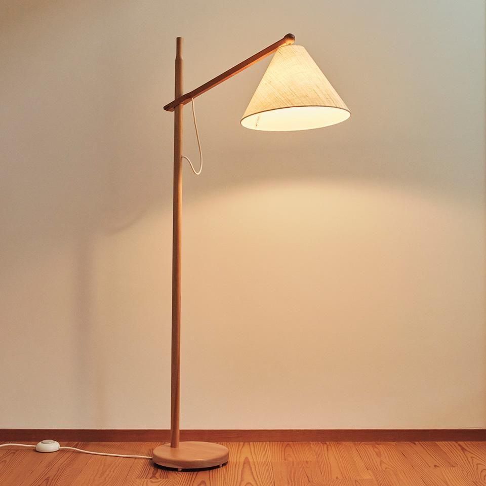 吉村順三・枝付きフロアランプ｜低座の椅子と暮らしの道具店