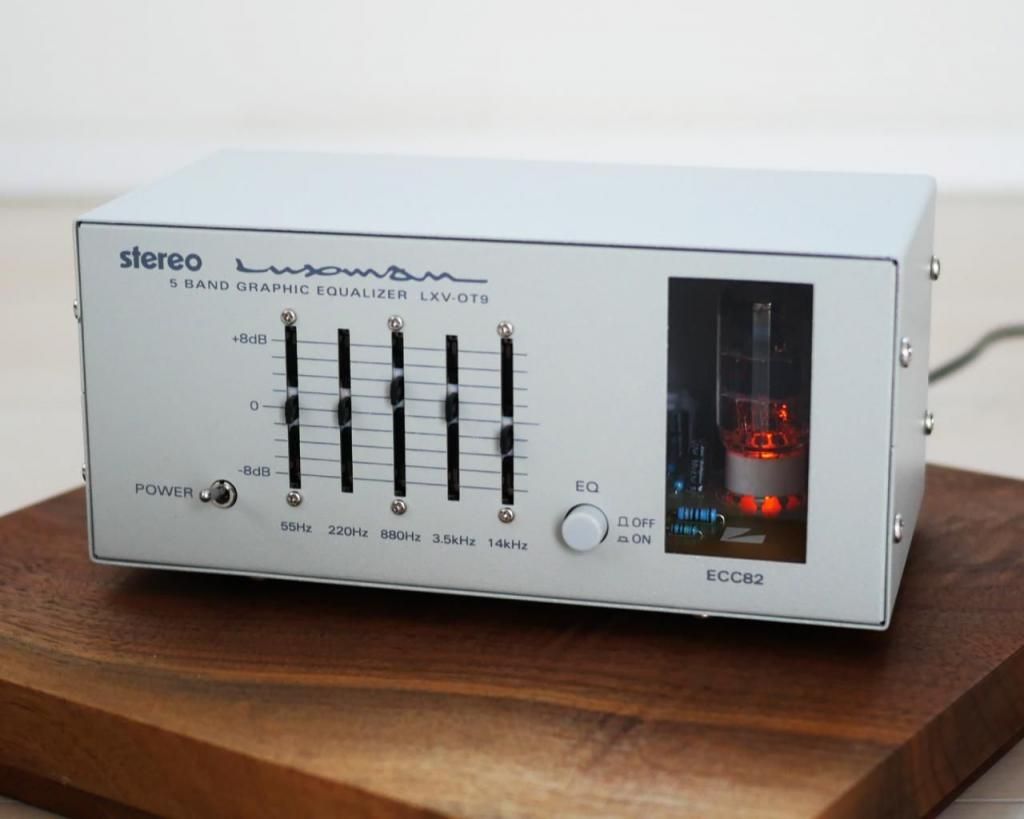 Luxman 5バンドグラフィックイコライザー LXV-OT9特性木枠付 Luxman 5バンドグラフィックイコライザー LXV-OT9特性木枠付