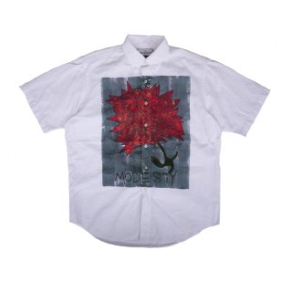 Hand Dye Big Rose S/S BD Shirt