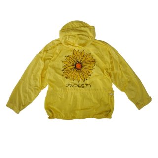 Hand Dye Sunflower Nylon Jacket