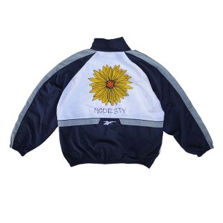 Hand Dye Sunflower Nylon Anorak Jacket