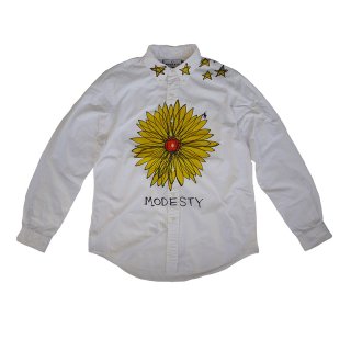 Hand Dye Sunflower Logo L/S BD Shirt