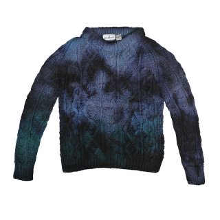 Hand Dye Fisherman Sweater