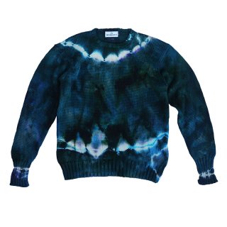 Hand Dye Wool Knit Sweater