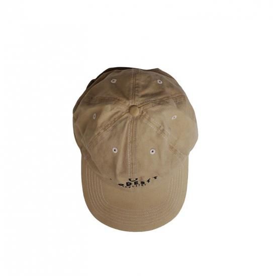 Hand Dye Logo Cap_Coffee - MODESTY INDUSTRY