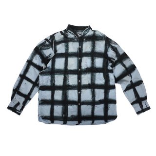 Hand Dye Check Pattern L/S BD Shirt