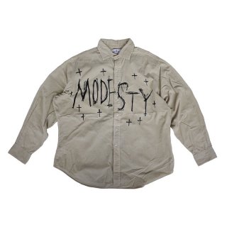 Hand Dye Home Logo Corduroy L/S Shirt