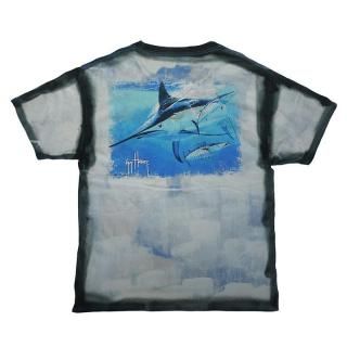 Hand Dye Billfish Pocket Tee