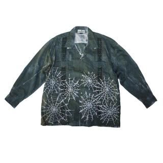 Hand Dye Spiderweb L/S Cuba Shirt