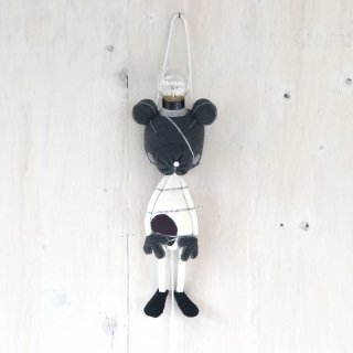 ' Togawa Doll '  Bear Lamp <br>(Wall Hanging)<br>Gray