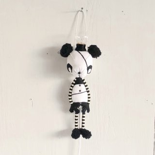 Togawa Doll  Lamp <br>Panda (Wall Hanging)<br>Mono