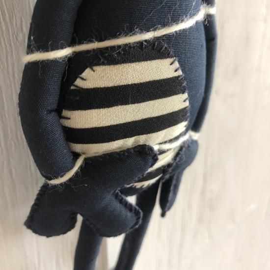 Togawa Doll Lamp Bear (Wall Hanging)Navy - BAY GARAGE - ベイ