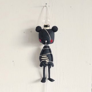 ' Togawa Doll '  Bear Lamp <br>(Wall Hanging)<br>Navy