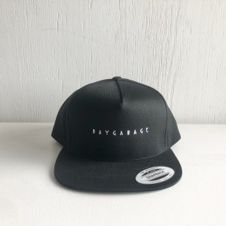 Bay Garage 5 Panel Cap<br>Basic Logo<br>Black