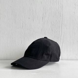 CPH <br> 6 PANNEL CAP / <br>Cotton&Linen Typewriter<br>Black