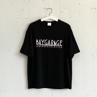 Bay Garage  T shirt<br>Vintage&Selected Logo<br>Black