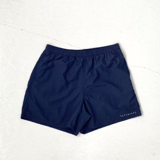 Bay Garage Nylon Shorts<br>Basic Logo<br>Marine