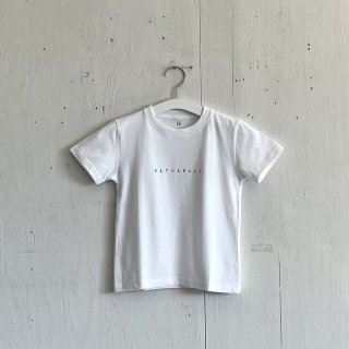 Bay Garage kids T Shirt<br>Basic Logo<br>White