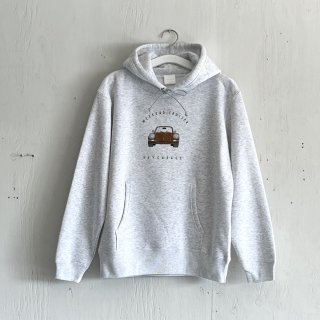 Bay Garage Pullover Hoodie<br>Weekend Cruiser Porsche 911<br>Sepia Brown