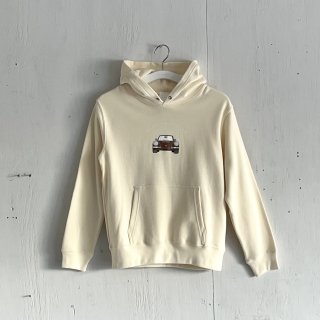 Bay Garage Kids Hoodie<br>Weekend Cruiser Porsche 911<br>Natural