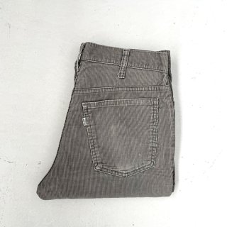 Levi's 519 (80's) <br>Tapered Corduroy Pants<br>Gray