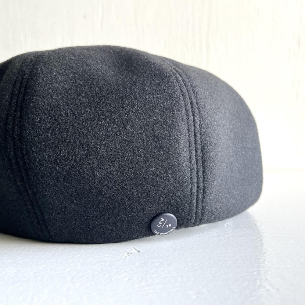CPH Baret 8 PANEL WOOLLET BARET BLACK / シーピーエイチ 8