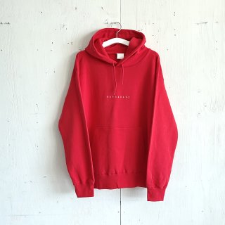 Bay Garage Pullover Hoodie <br>Basic Logo<br>Passion Red