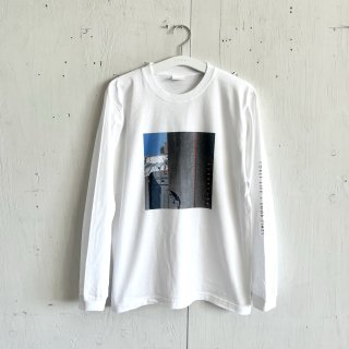 Bay Garage Long Sleeve T Shirt<br>「Eyes and Brain」-Look-<br>White