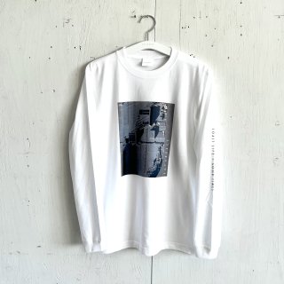Bay Garage Long Sleeve T Shirt<br>Eyes and Brain-Thought-<br>White