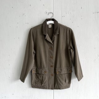 DEMOCRACY Jacket(90's)<br>Tencel Cotton JKT<br>Brown