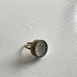 fleurgrance Ring <br>Small Pearl<br>Brass