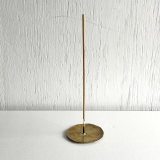 fleurgrance Incense Holder <br>Hammered Pattern<br>Brass