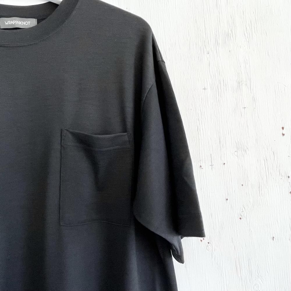 ラッピンノット ウールウェア メリノウール ポケットTシャツ ラッピンノット ウールウェア メリノウール ポケットTシャツ