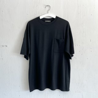 Wrapinknot wool wear<br>Merino Wool Pocket T-Shirts<br>Black
