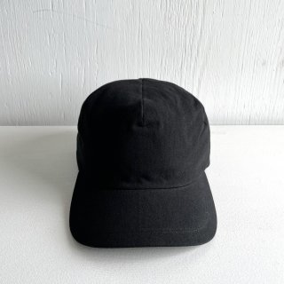 CPH 1 PANEL CAP<br> HIGH TWISTED COTTON <br>Black