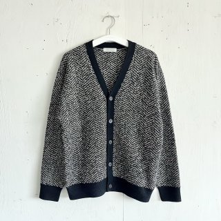 Wrapinknot<br>Grange Herringbone Cardigan<br>Black