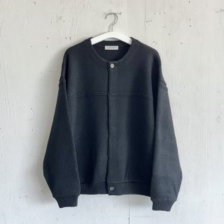 Wrapinknot<br>Wool Cashmere Knit Blouson<br>Black