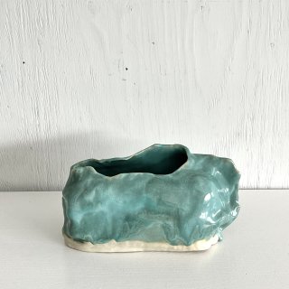 Ceramic Art Vase<br>Green x Off White