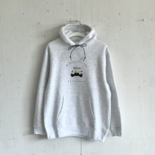 Bay Garage Pullover Hoodie<br>Weekend Cruiser Volvo 240<br>Cream Yellow