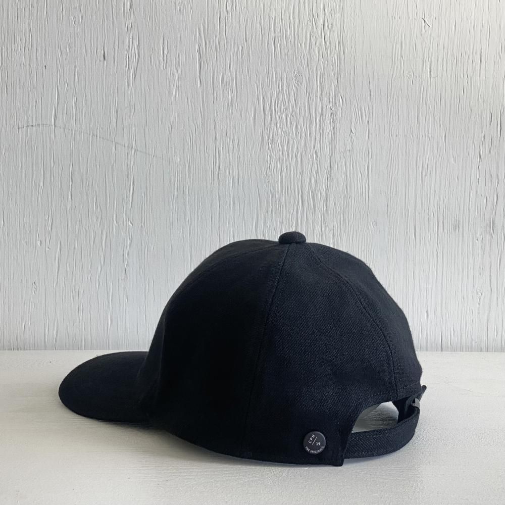 CPH 6 PANNEL CAP 黒 CPH 6 PANEL Cap | C&F GABARDINE Black - BAY GARAGE - ベイ